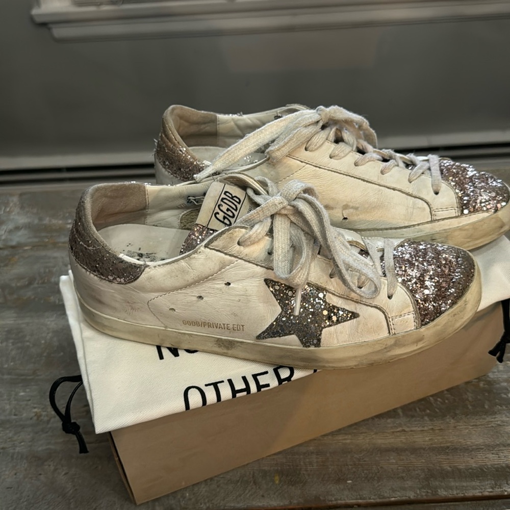 Authentic Golden Goose Sparkle Sneakers